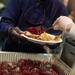 Volunteers severed a traditional Thanksgiving meal to the homeless at  Vineyard Church on Thanksgiving afternoon.
Courtney Sacco I AnnArbor.com 